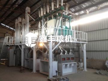 黑龙江伊春10吨玉米加工设备安装案例